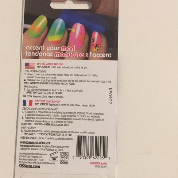 Kiss • POP POLISH PURPLE BLING RING INSTANT - Picture 2 of 2